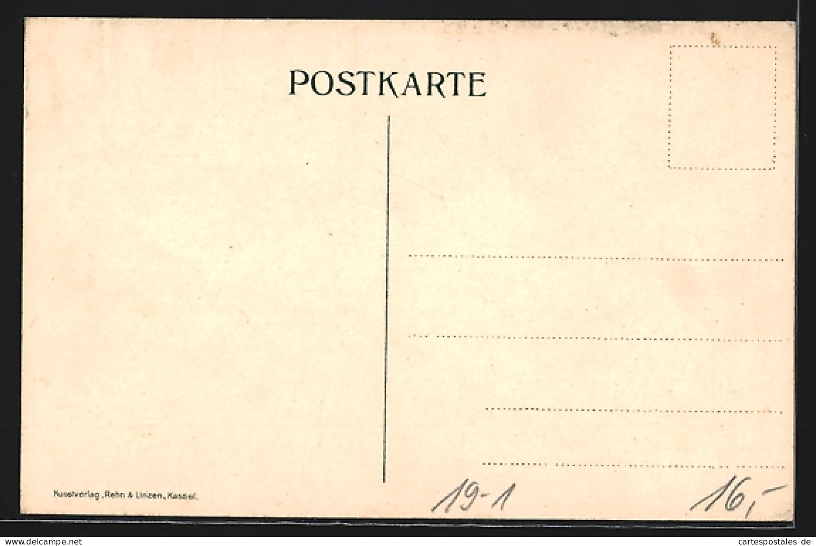 Künstler-AK Reichskassenschein 50 Mark, Glücksschwein, Geld  - Münzen (Abb.)