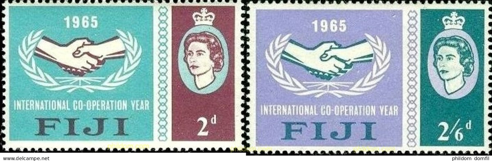 623578 MNH FIJI 1965 COOPERACION INTERNACIONAL - Fidji (...-1970)