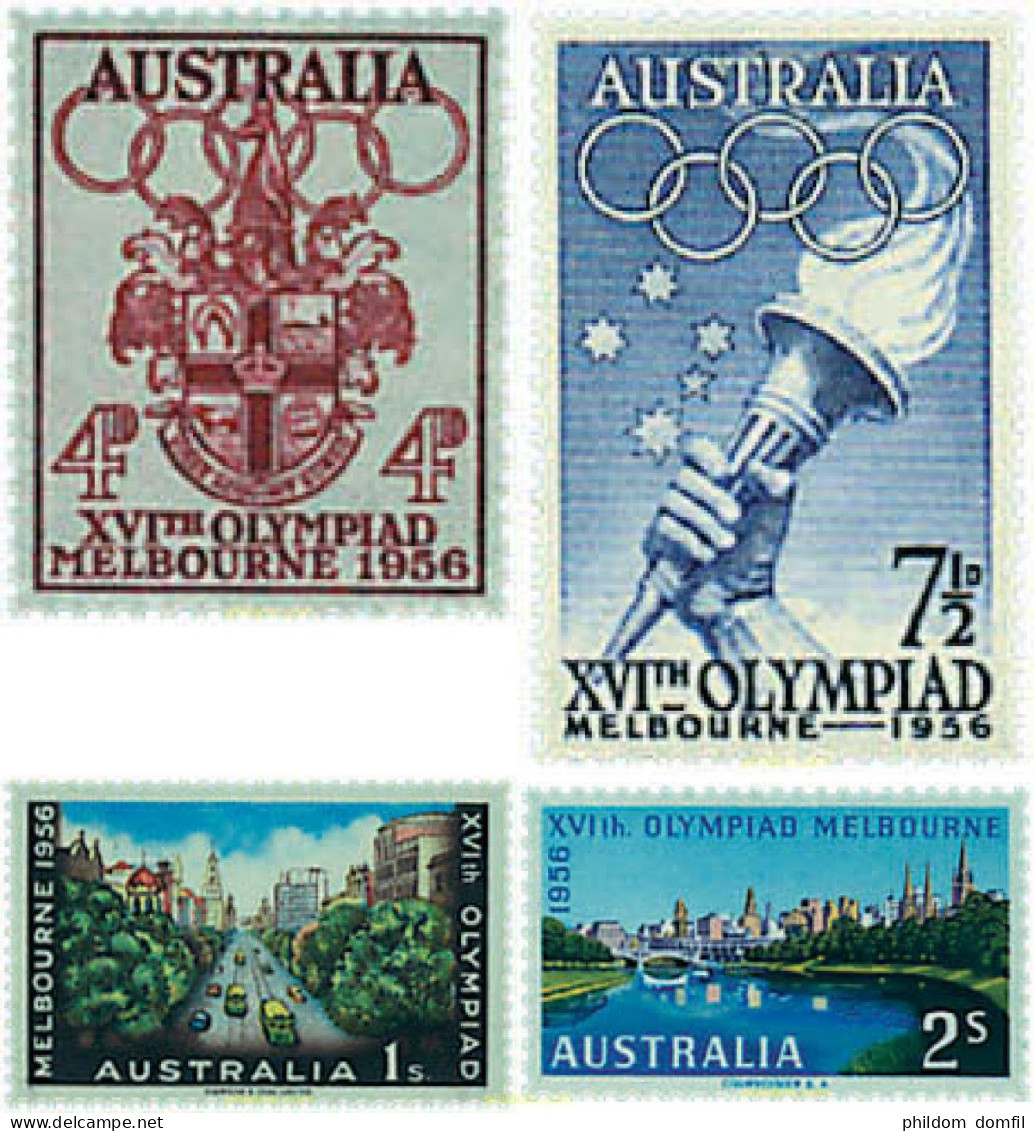 57270 MNH AUSTRALIA 1956 16 JUEGOS OLIMPICOS VERANO MELBOURNE 1956 - Nuovi