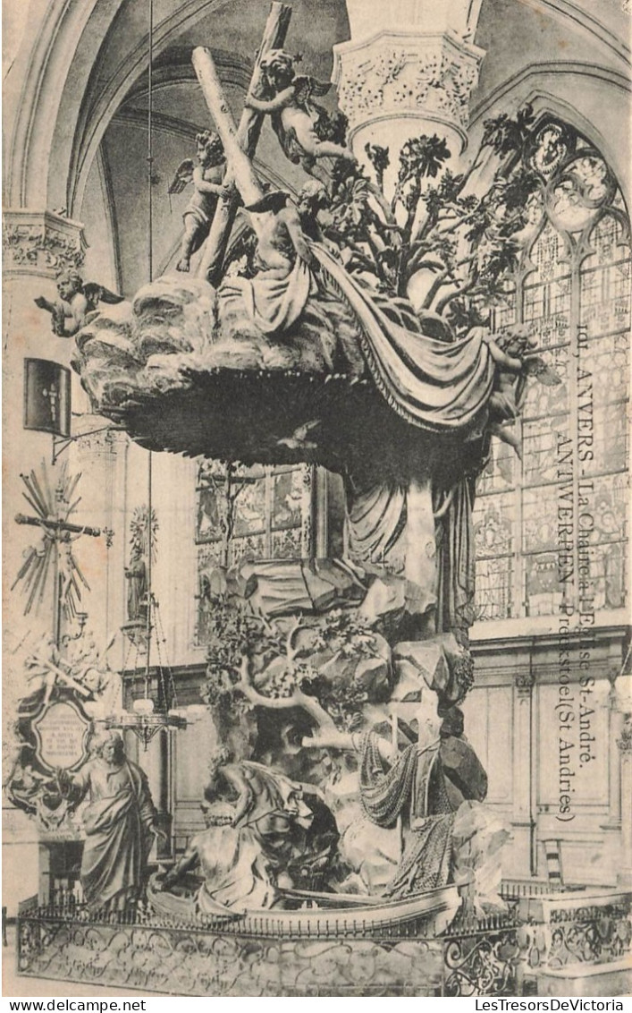 BELGIQUE - Anvers - La Chaire à L'église Saint André - Carte Postale Ancienne - Antwerpen