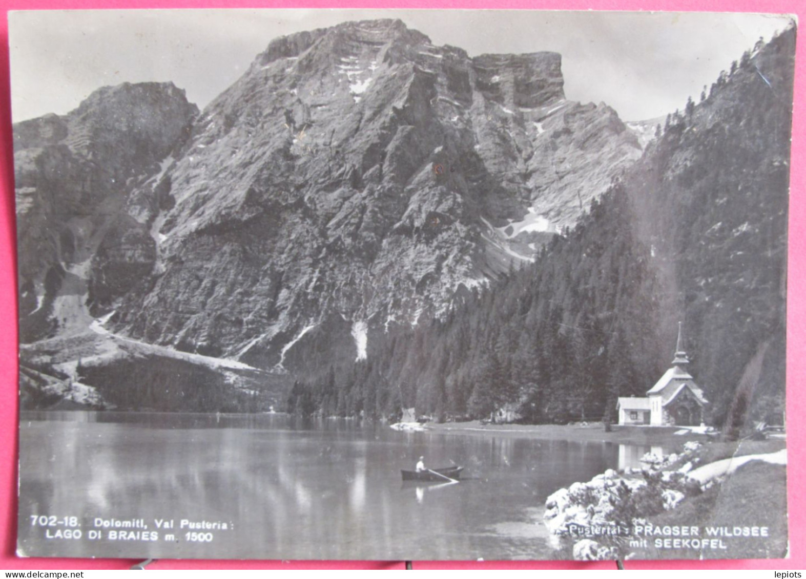 Italie - Lago Di Braies - Dolomiti - Val Pusteria - 1959 - Bolzano (Bozen)