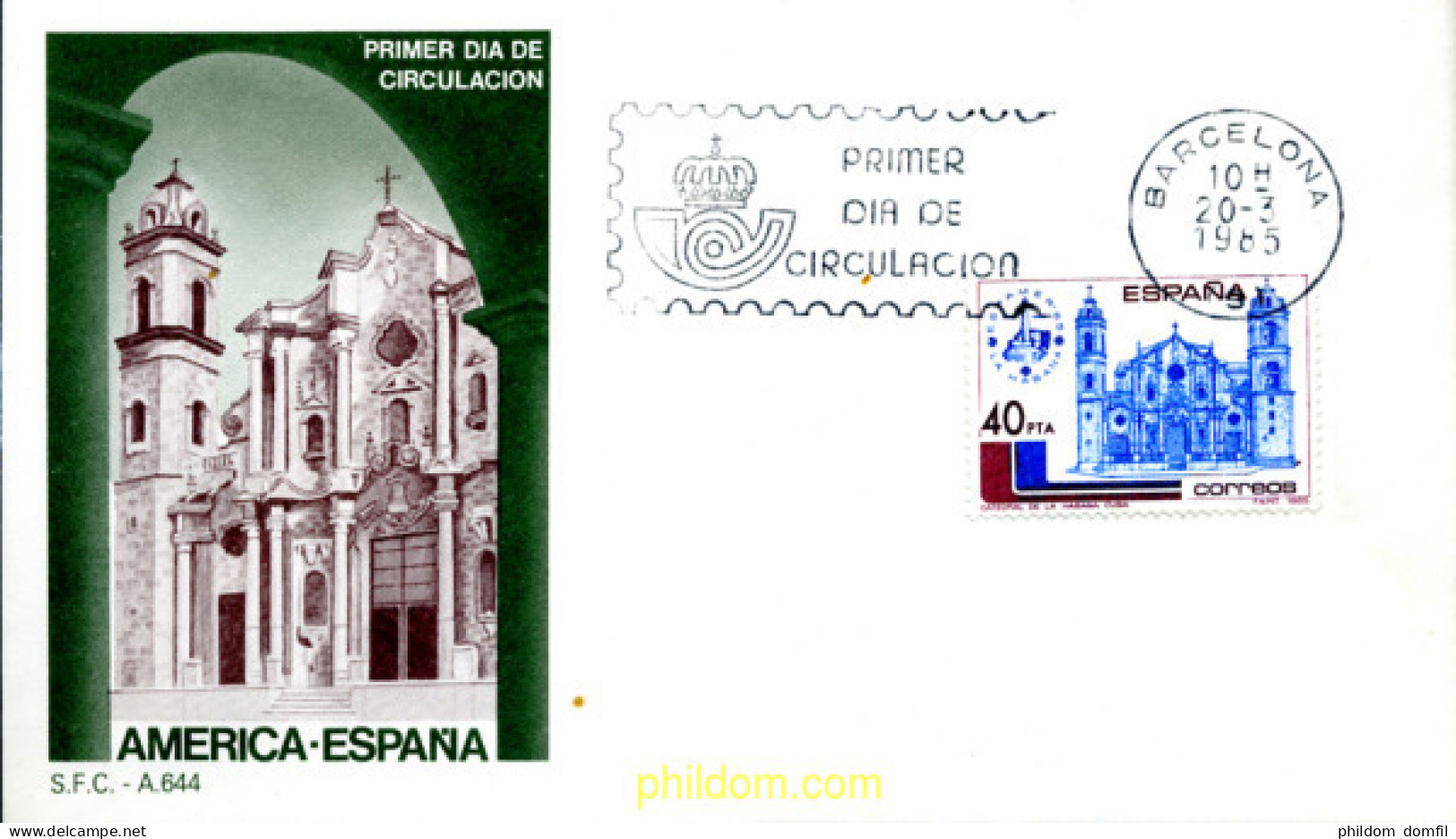 261023 MNH ESPAÑA 1985 AMERICA-ESPAÑA - Unused Stamps