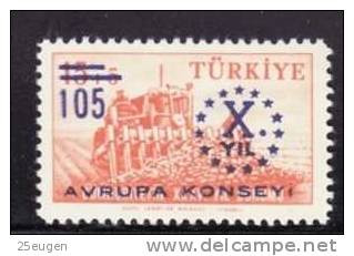 TURKEY 1959 EUROPARAT  MNH - Ideas Europeas