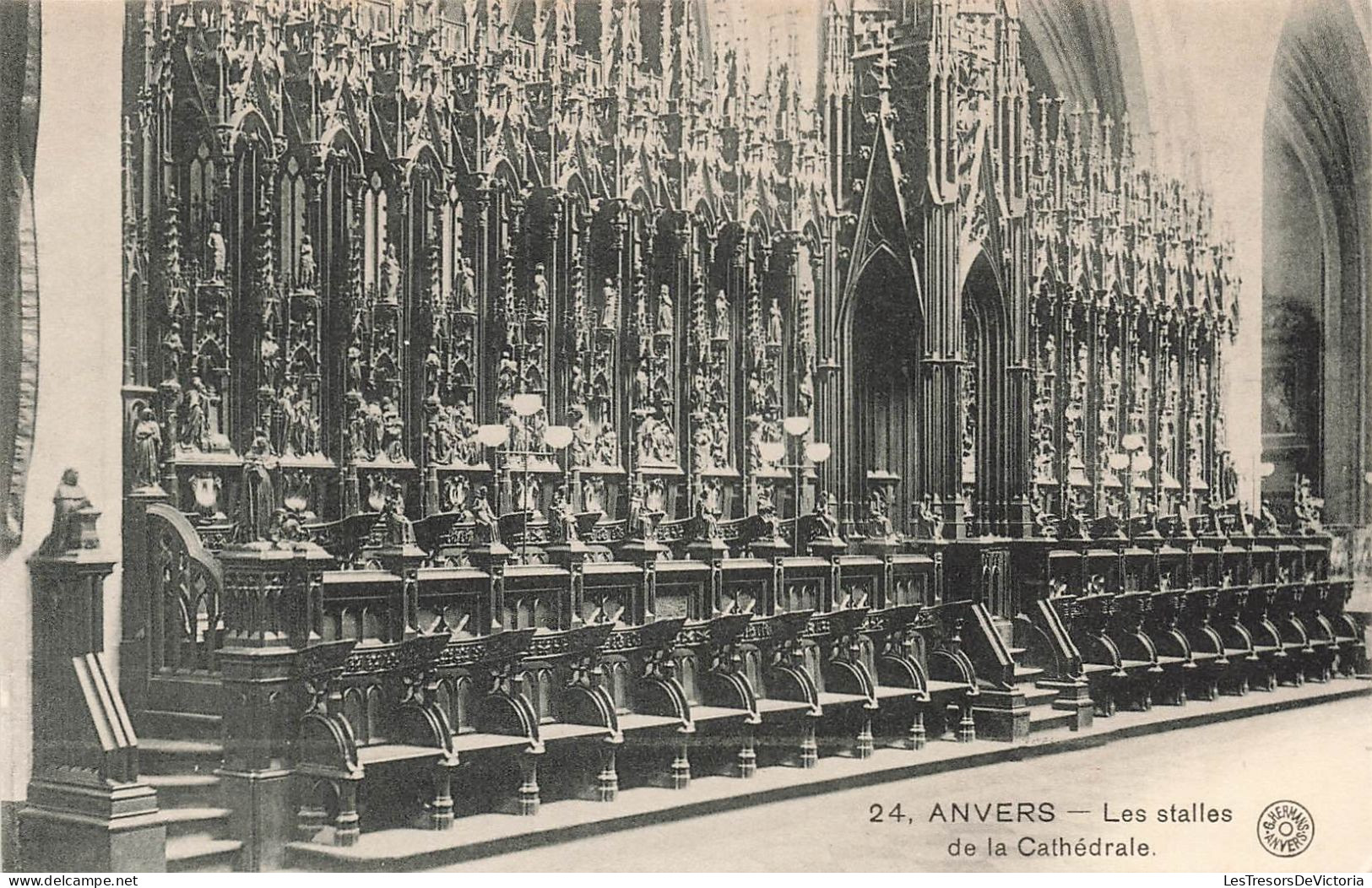 BELGIQUE - Anvers - Les Stalles De La Cathédrale - Carte Postale Ancienne - Antwerpen