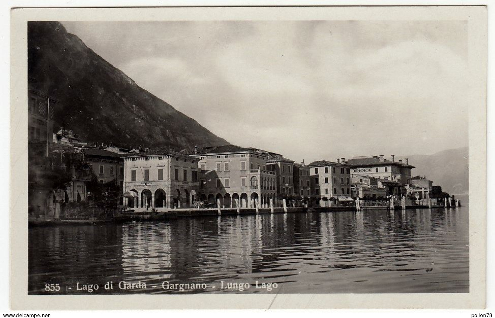 LAGO DI GARDA - GARGNANO - LUNGO LAGO - BRESCIA - Vedi Retro - Formato Piccolo - Brescia