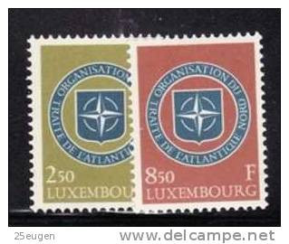 LUXEMBOURG 1959 NATO SET MNH - Idee Europee