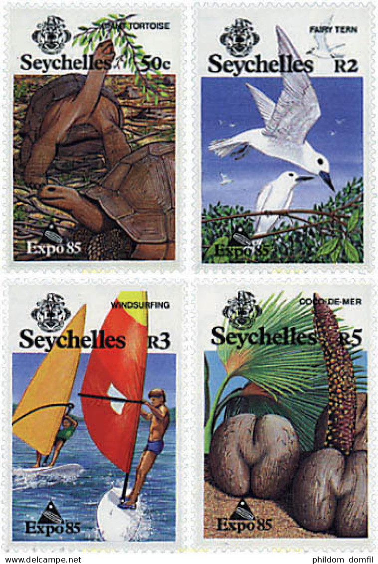 35865 MNH SEYCHELLES 1985 EXPO 85. EXPOSICION UNIVERSAL DE TSUKUBA - Seychellen (1976-...)