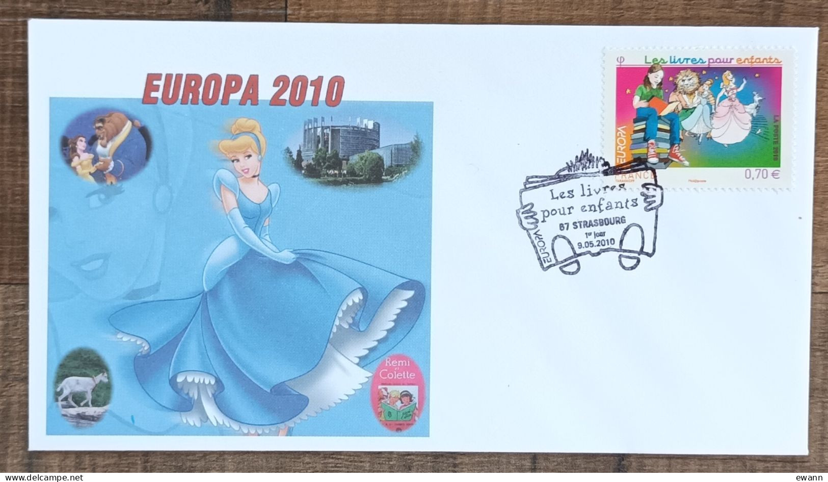 FDC 2010 - YT N°4445 - EUROPA / LES LIVRES POUR ENFANTS - STRASBOURG - 2010-2019