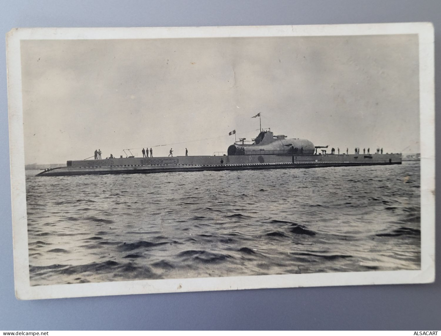 Carte Photo Cherbourg , Sous Marin Surcouf - Submarines