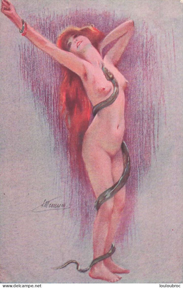 SUZANNE MEUNIER LA FEMME ET LE SERPENT FEMME NUE R1 - Meunier, S.