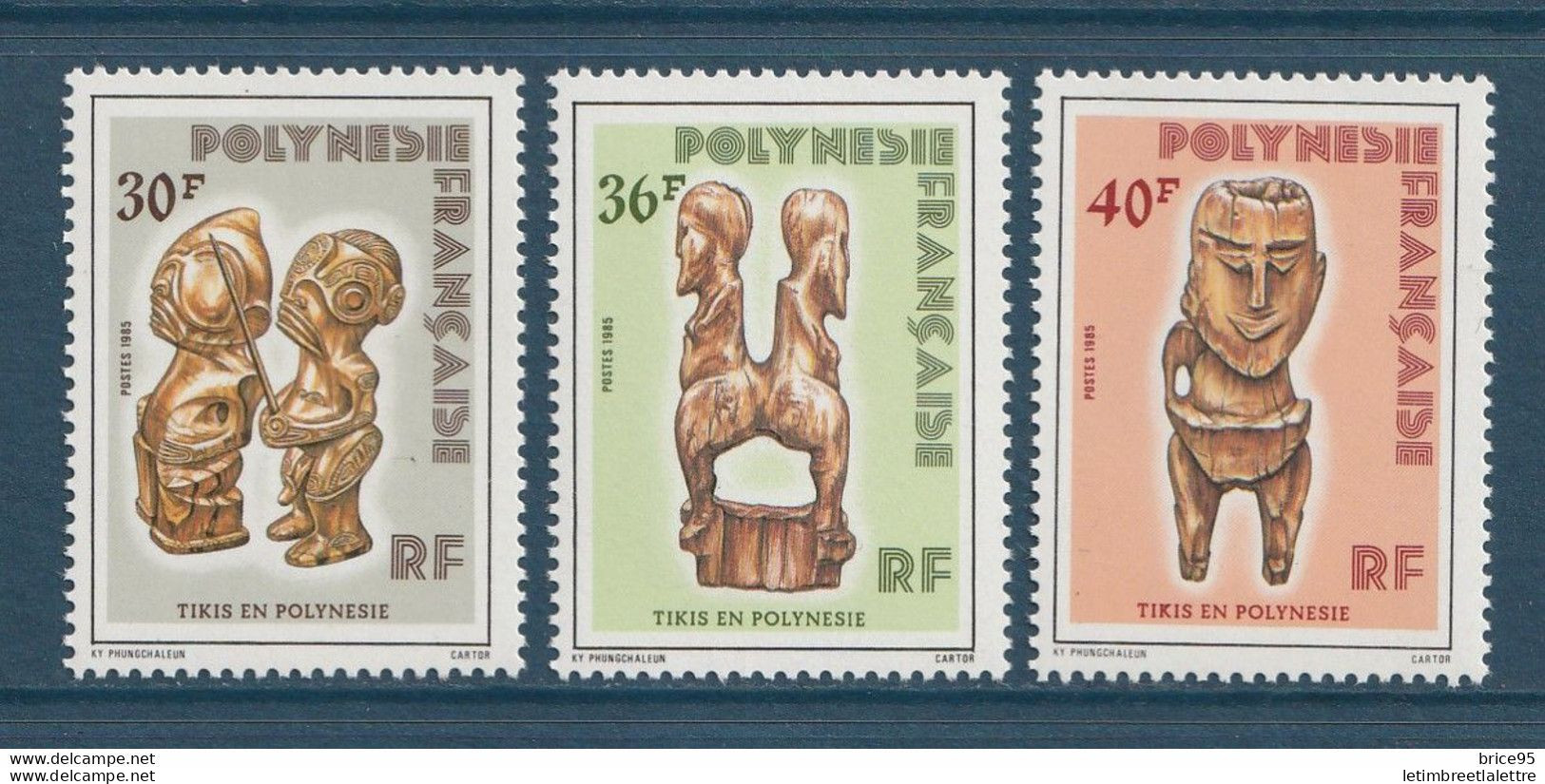 Polynésie Française - YT N° 227 à 229 ** - Neuf Sans Charnière - 1985 - Unused Stamps