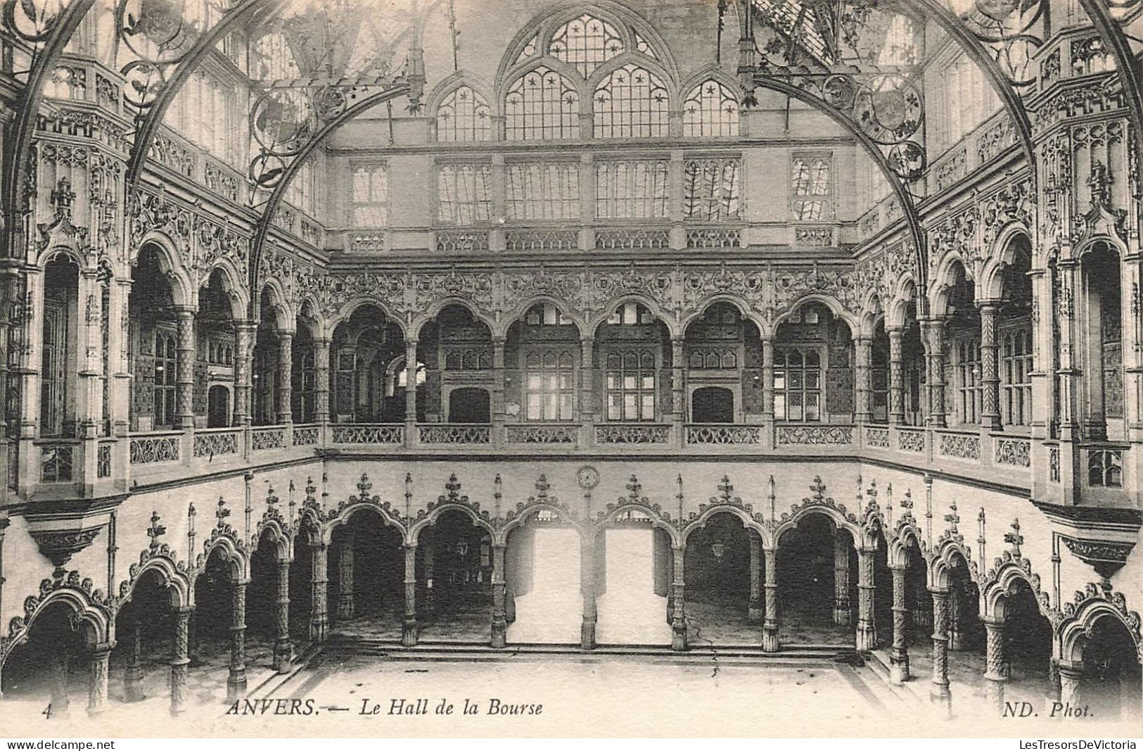 BELGIQUE - Anvers - Vue Sur Le Hall De La Bourse - Carte Postale Ancienne - Antwerpen