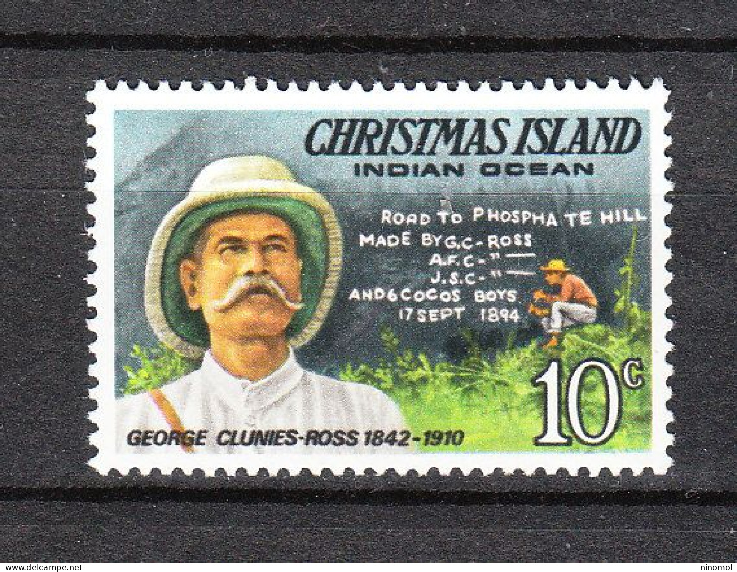 Christmas Islands  - 1978. George Clinies-Ross, Re Feudale Britannico Delle Cocos. British Feudal King Of The Cocos. MNH - Case Reali