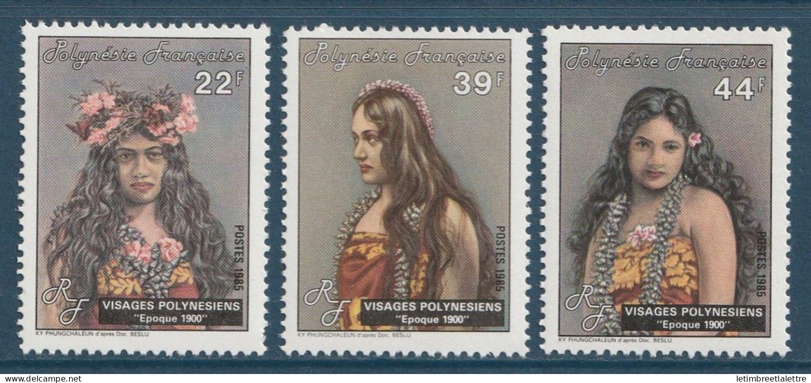 Polynésie Française - YT N° 230 à 232 ** - Neuf Sans Charnière - 1985 - Neufs