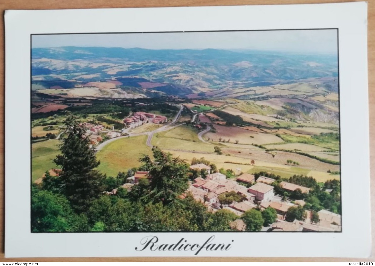 CARTOLINA ITALIA 2003 SIENA RADICOFANI PANORAMA ITALY Postcard Italien Ansichtskarten - Siena