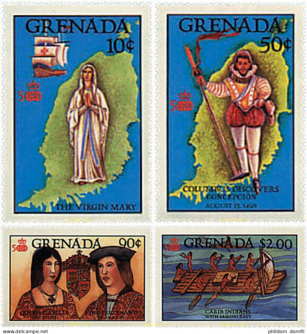 319129 MNH GRANADA 1987 500 ANIVERSARIO DEL DESCUBRIMIENTO DE AMERICA - Grenade (1974-...)