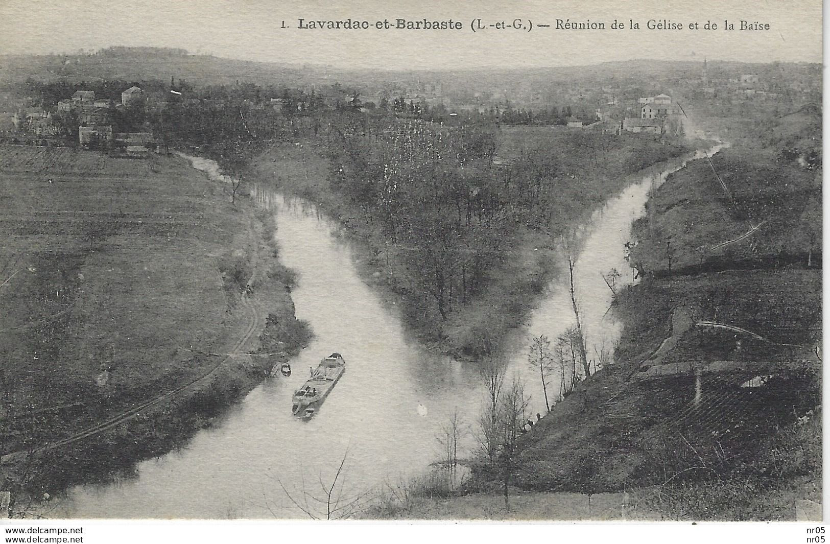 47 - LAVARDAC Et BARBASTE - Reunion De La Gelise Et De La Baise    ( Lot Et Garonne) - Lavardac