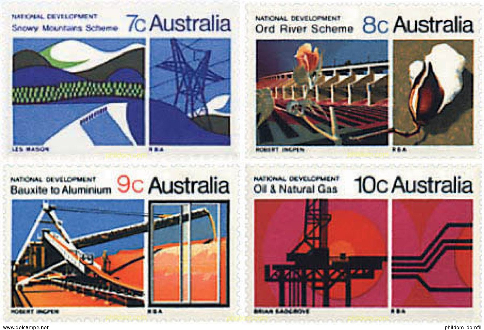 89179 MNH AUSTRALIA 1970 DESARROLLO NACIONAL - Ungebraucht