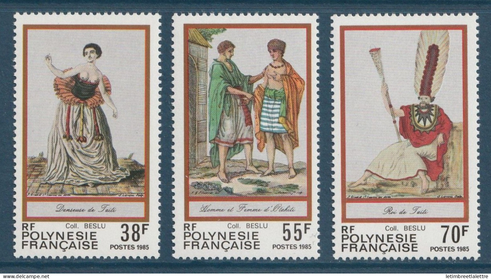 Polynésie Française - YT N° 238 à 240 ** - Neuf Sans Charnière - 1985 - Unused Stamps