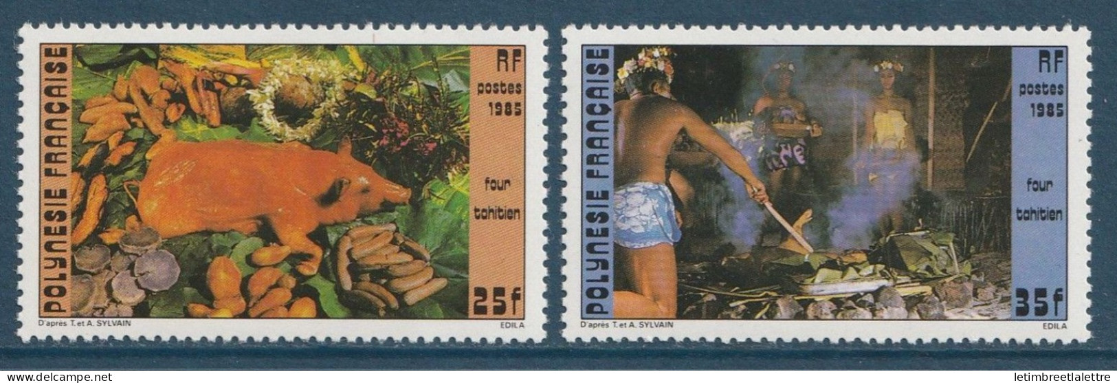 Polynésie Française - YT N° 241 Et 242 ** - Neuf Sans Charnière - 1985 - Unused Stamps