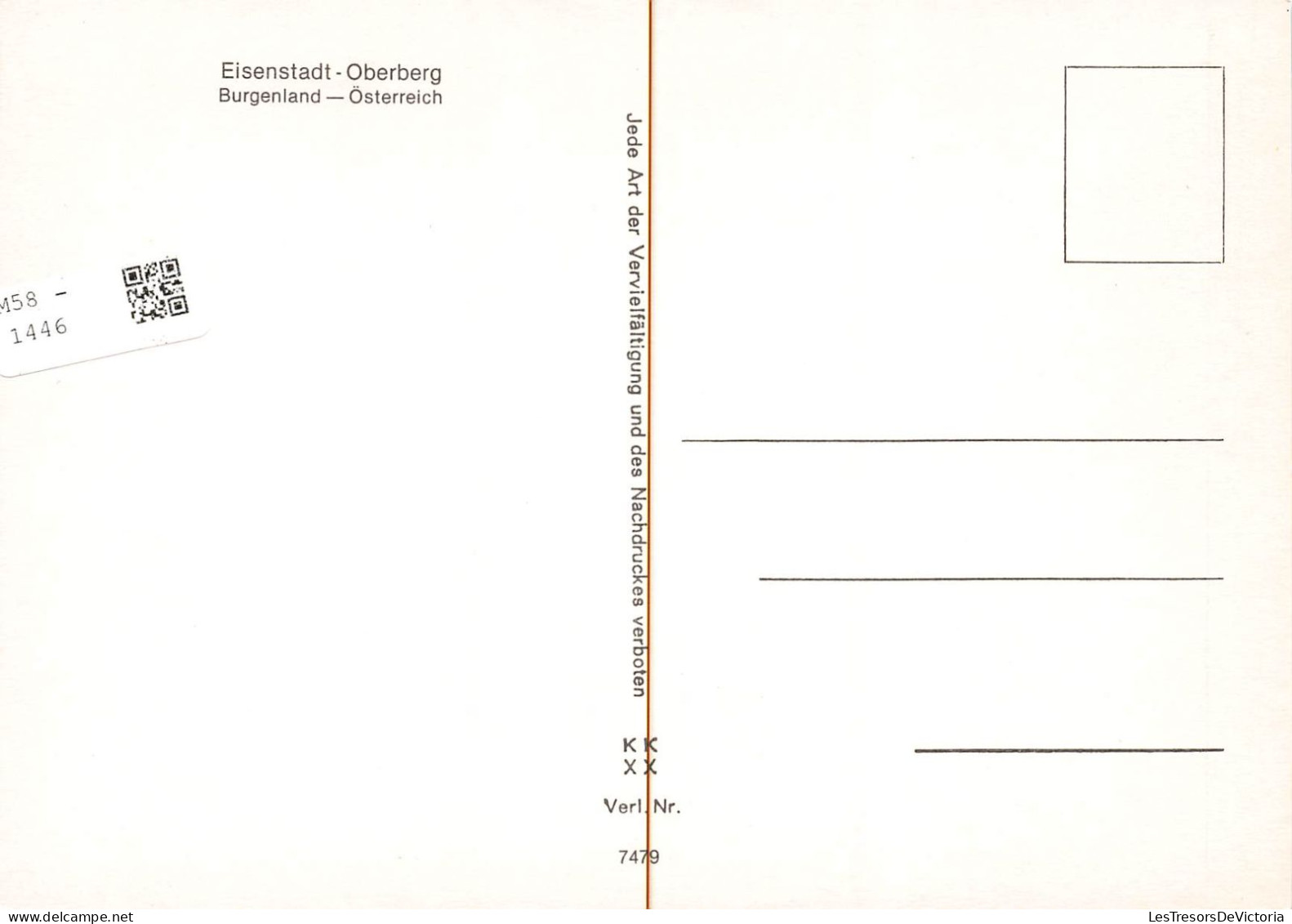 AUTRICHE - Eisenstadt - Oberberg - Brugenland - Osterreinch - Vue Générale - De L'extérieure - Carte Postale - Eisenstadt