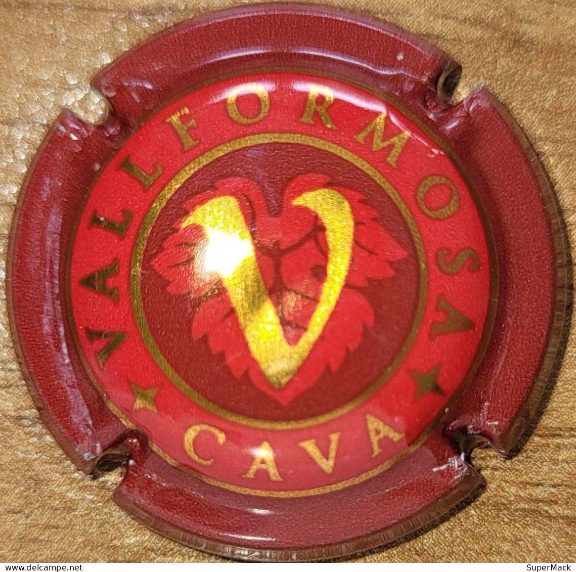 Capsule Cava D'Espagne VALLFORMOSA Bordeaux & Or Nr 1026 - Schuimwijn