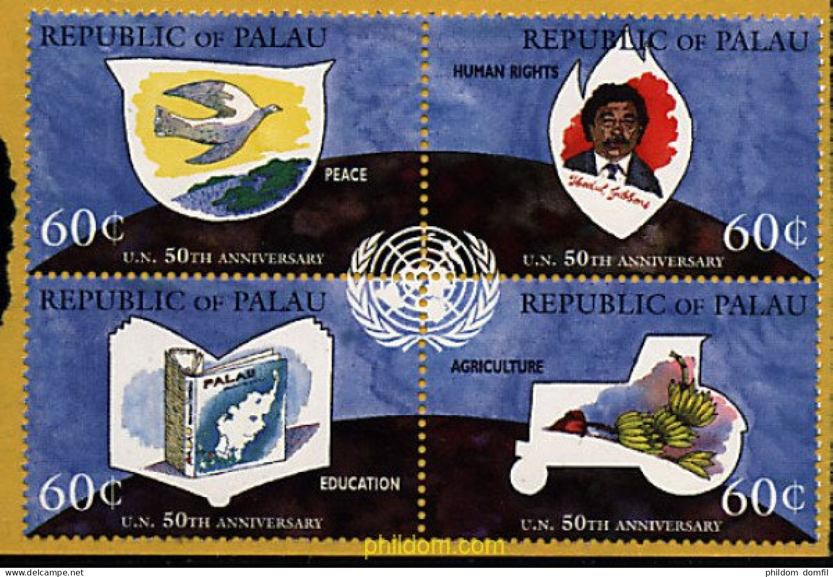6890 MNH PALAU 1995 50 ANIVERSARIO DE LA ONU - Palau