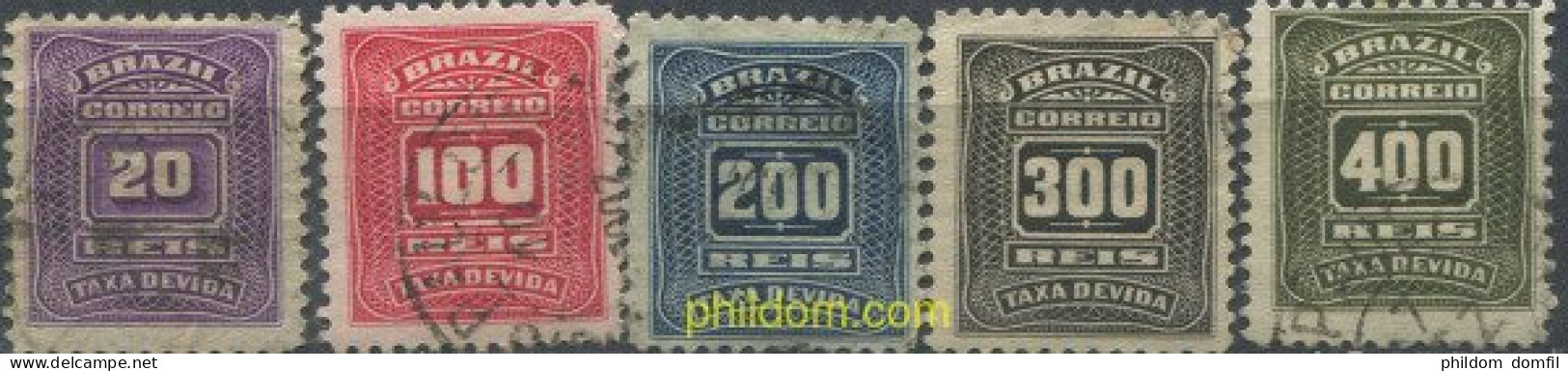 675857 USED BRASIL 1906 SELLOS DE TASA - Unused Stamps