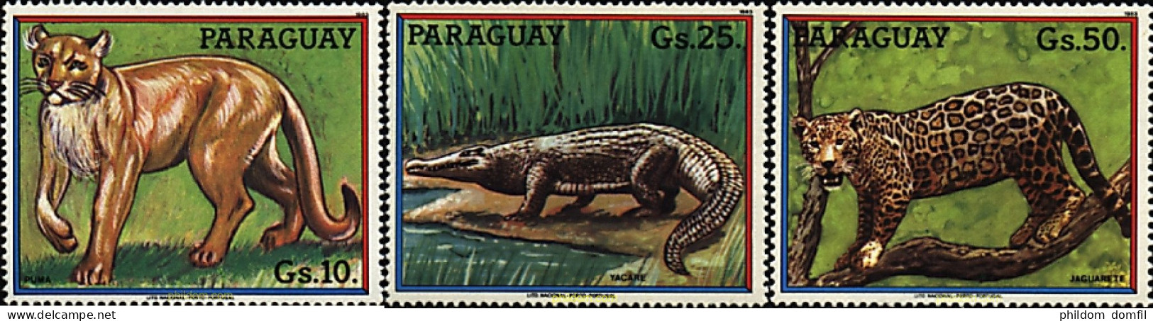 364582 MNH PARAGUAY 1984 FAUNA SALVAJE Y 76 ANIVERSARIO DEL ESCULTISMO - Paraguay