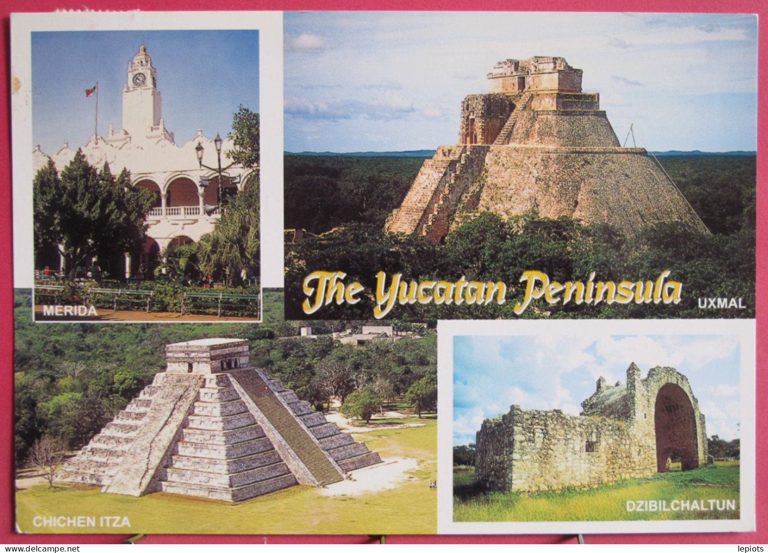 Mexique - The Yucatan Peninsula - Merida - Uxmal - Chichen Itza - Dzibilchaltun - Ruines Maya - Très Bon état - Mexico