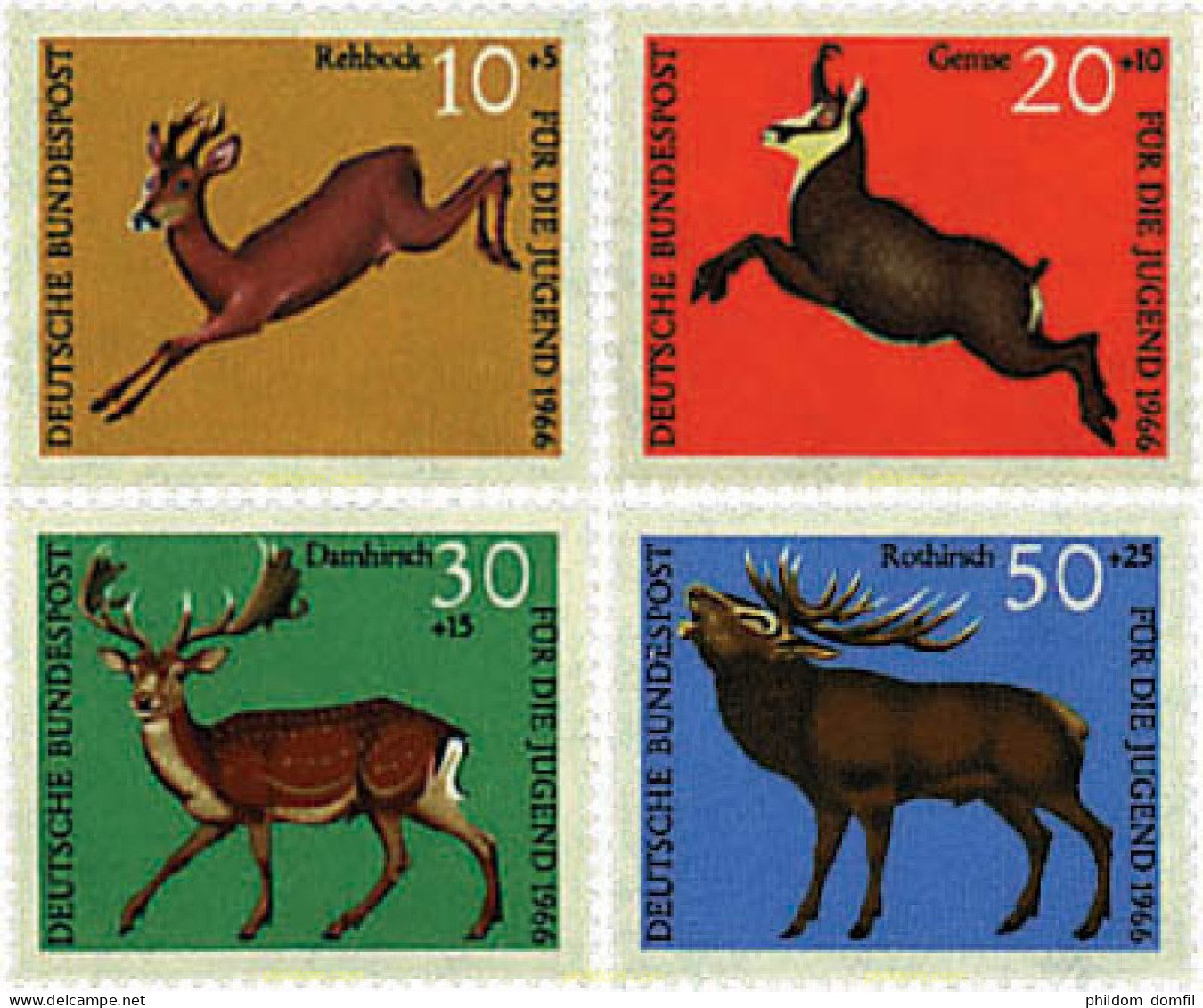 695476 HINGED ALEMANIA FEDERAL 1966 FAUNA SILVESTRE - Unused Stamps