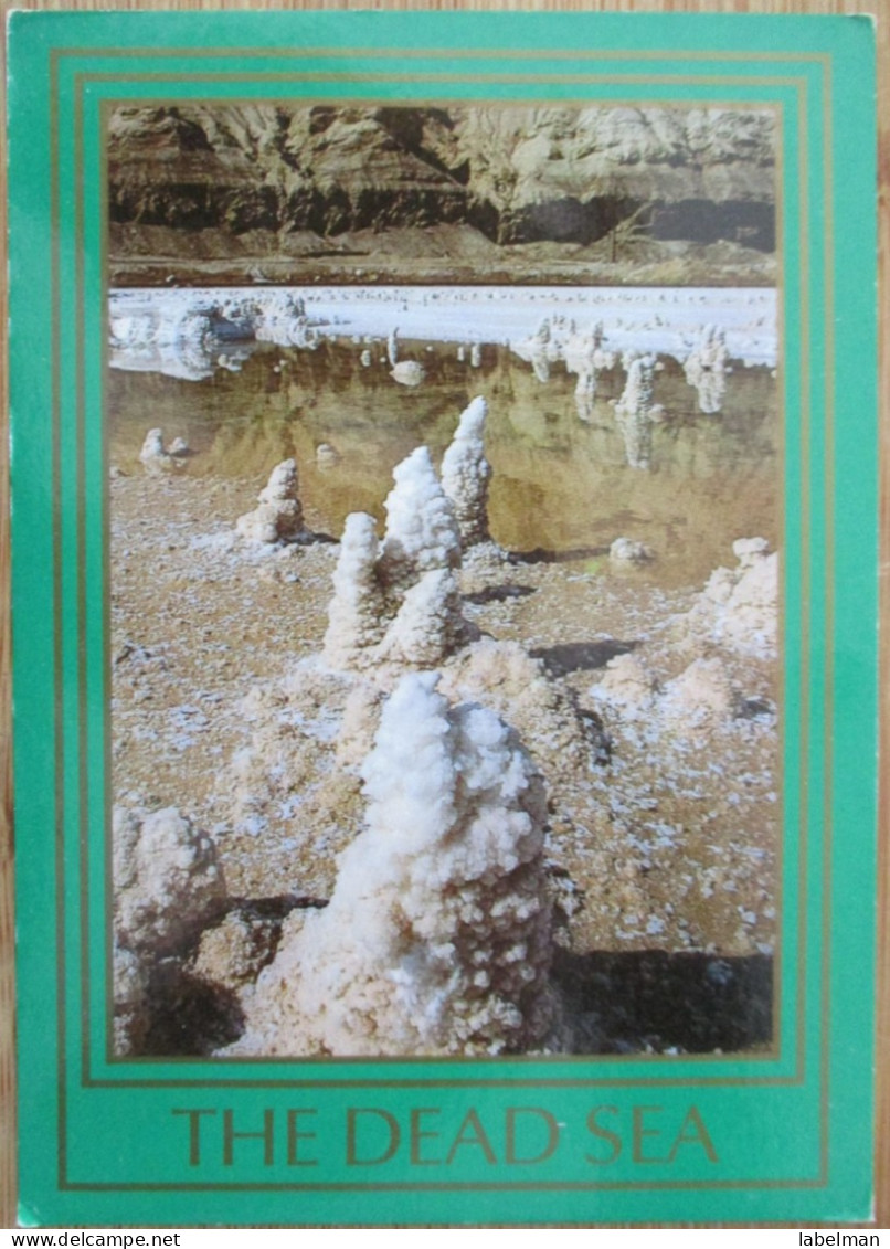 ISRAEL SALT CRYSTALS DEAD SEA DESERT YEHUDA HILLS CARTE POSTALE KARTE POSTCARD ANSICHTSKARTE CARTOLINA CARD POSTKARTE - Israel