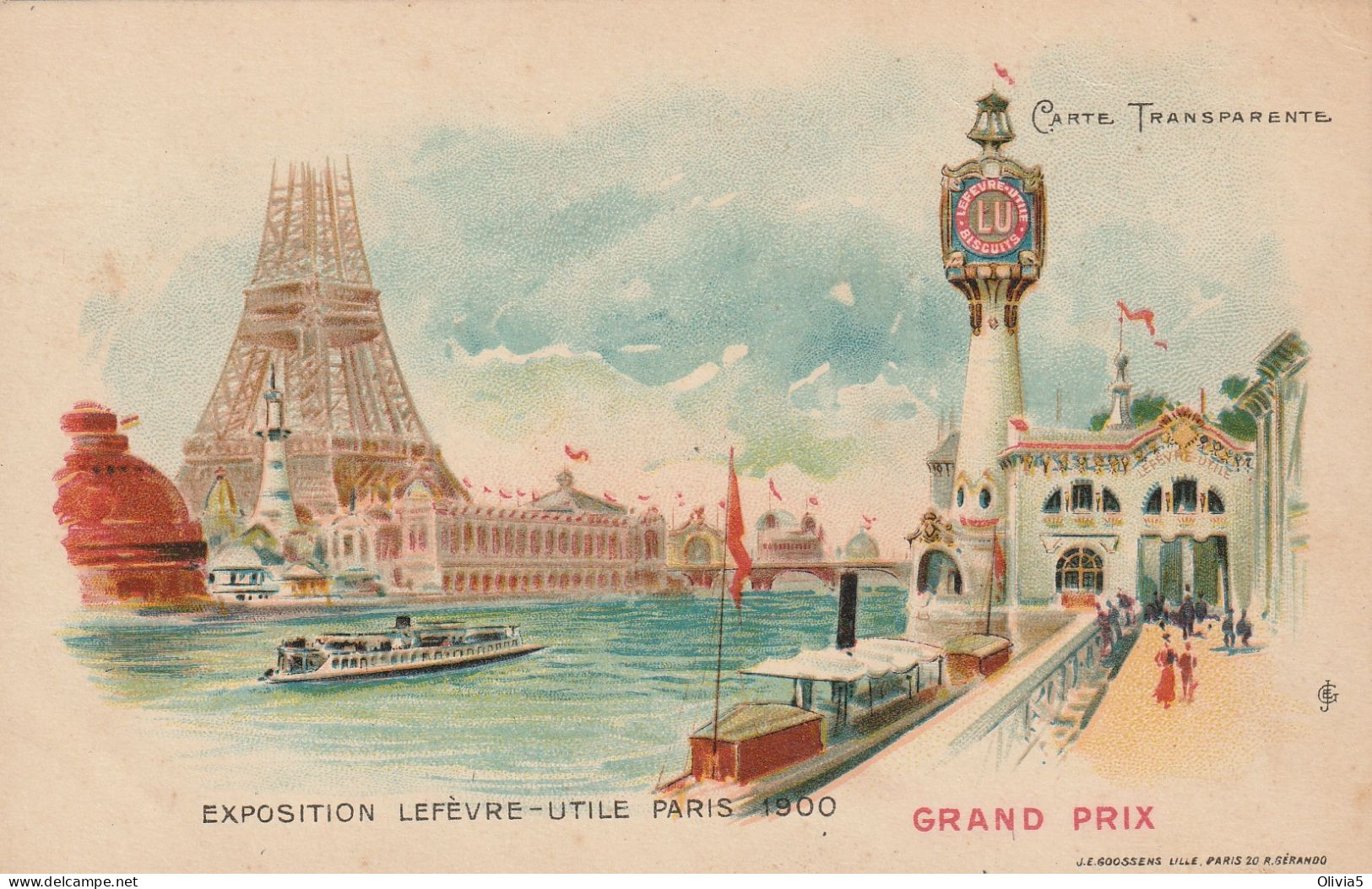 PARIGI - EXPOSITION 1900 - Halt Gegen Das Licht/Durchscheink.