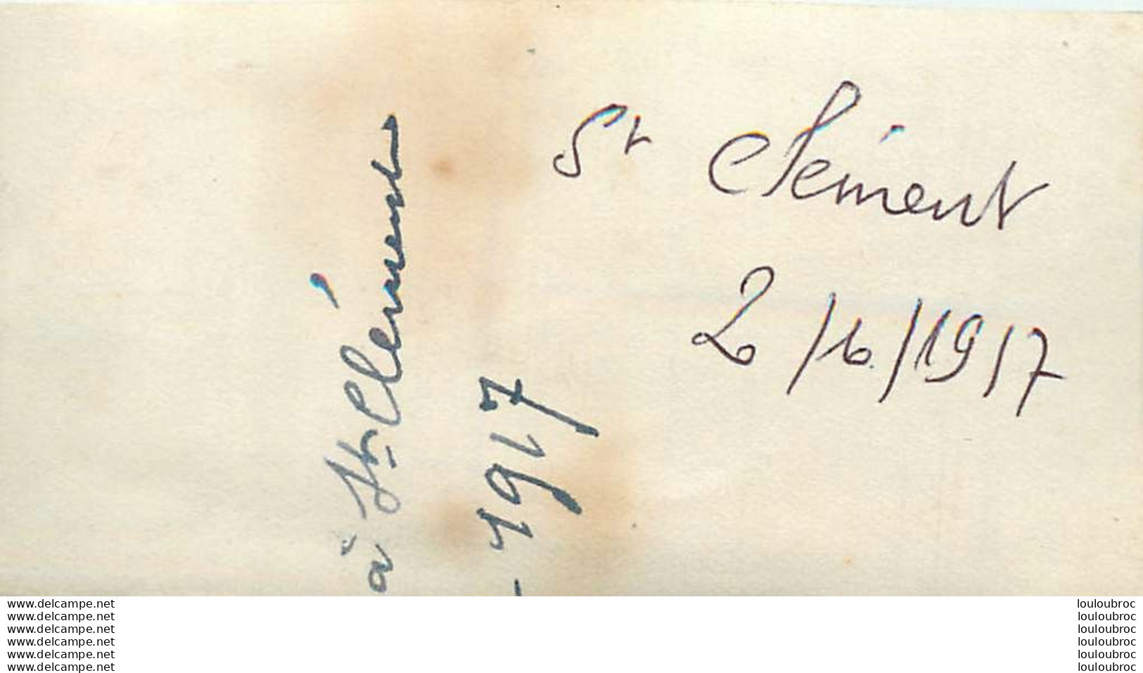 SAINT CLEMENT ZEPPELIN ABATTU LE 20/10/1917 PHOTO ORIGINALE 9 X 5 CM REF 5 - Krieg, Militär