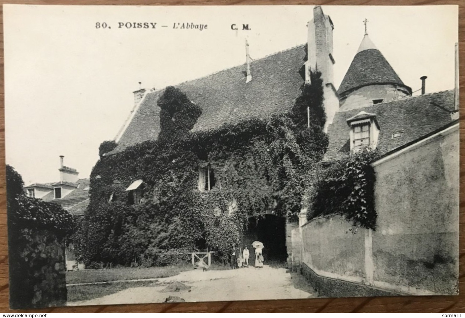 CPA POISSY 78 L'Abbaye - Poissy