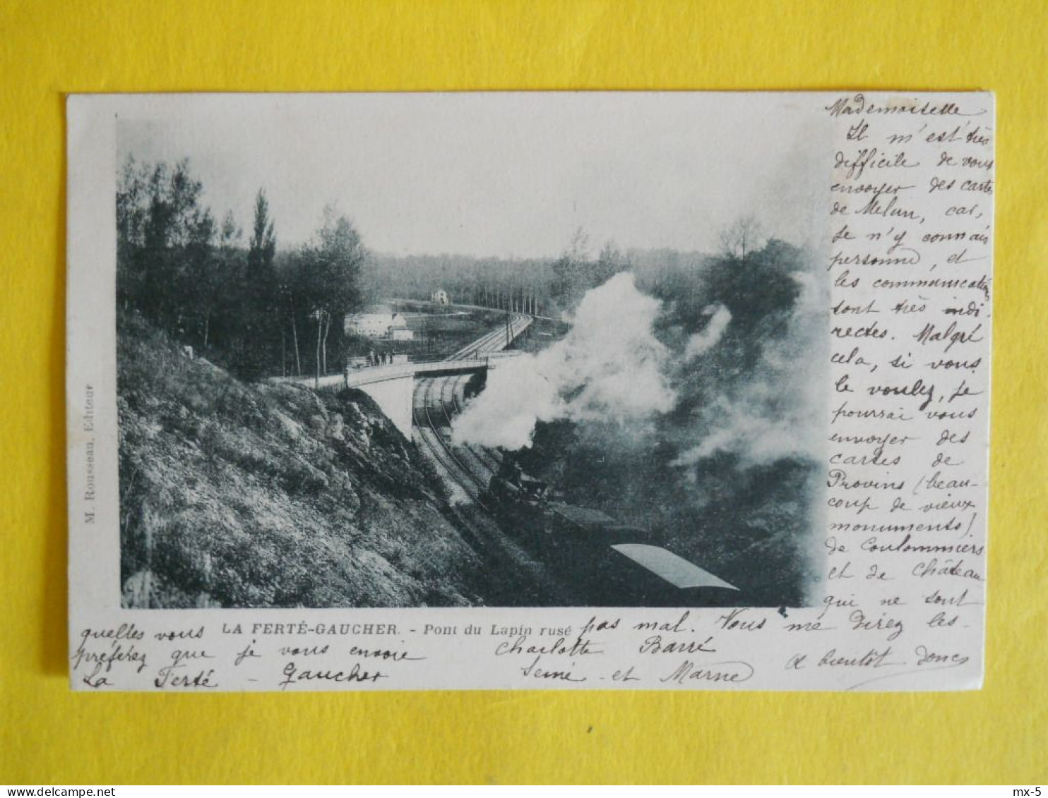 La Ferté Gaucher  , Pont Du Lapin Rusé ,train - La Ferte Gaucher