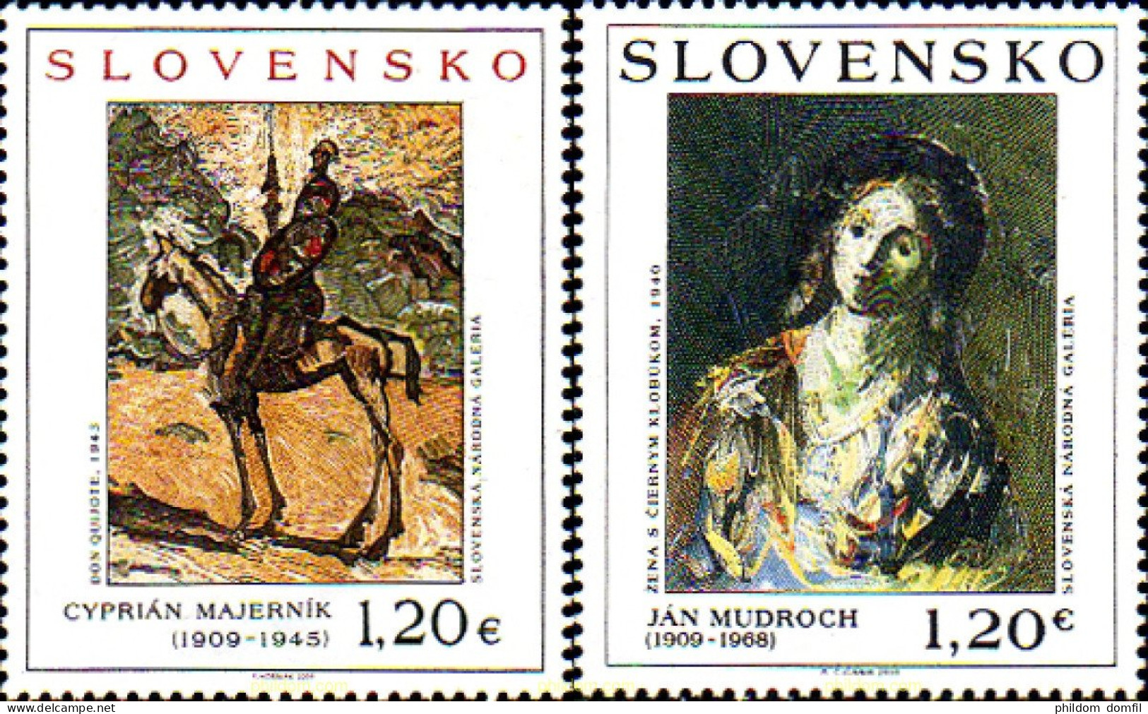 238984 MNH ESLOVAQUIA 2009 PINTURA - Unused Stamps