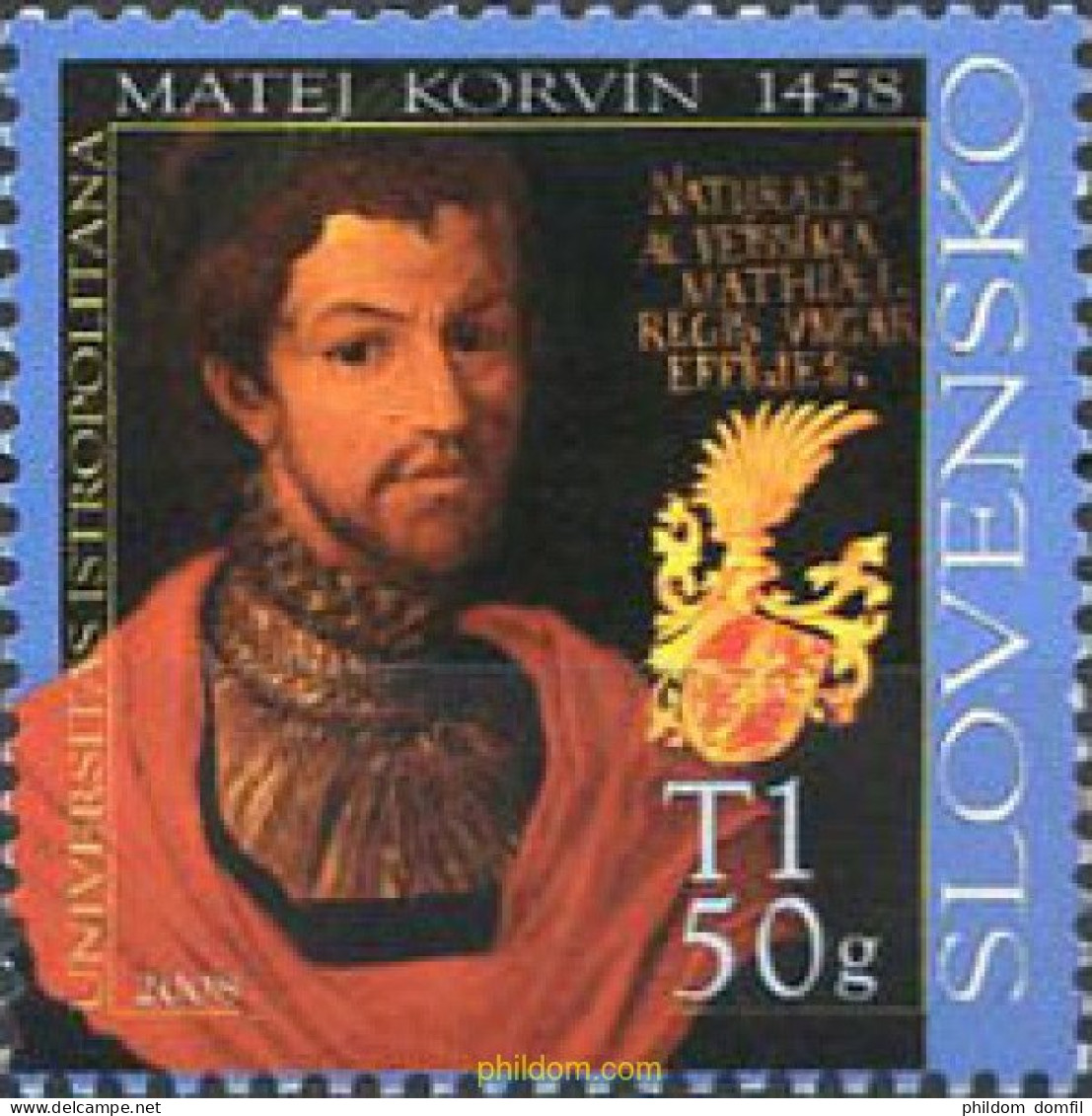 218376 MNH ESLOVAQUIA 2008 550 ANIVERSARIO DE LA CORONACION DE MATTHIAS CORVINUS - Neufs