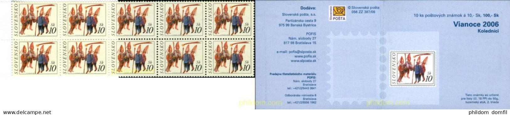 198939 MNH ESLOVAQUIA 2006 NAVIDAD - Unused Stamps