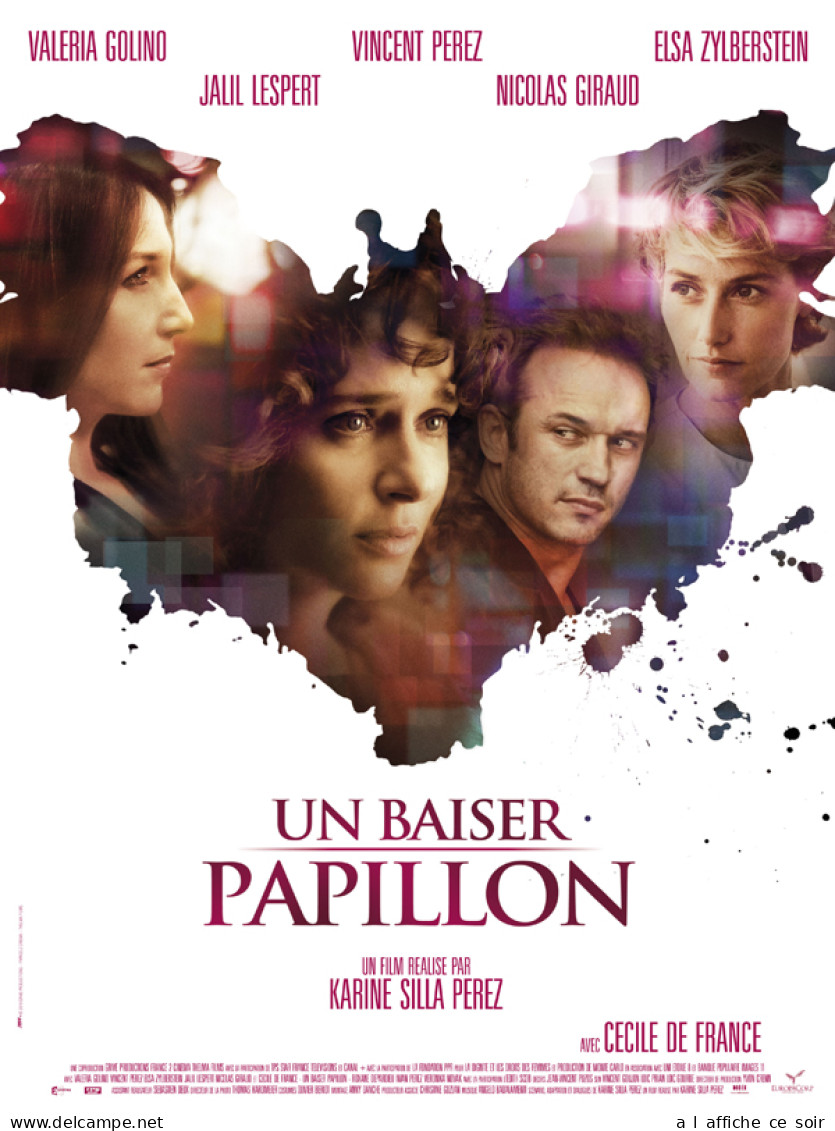 Affiche Cinéma Orginale Film UN BAISER PAPILLON 40x60cm - Plakate & Poster