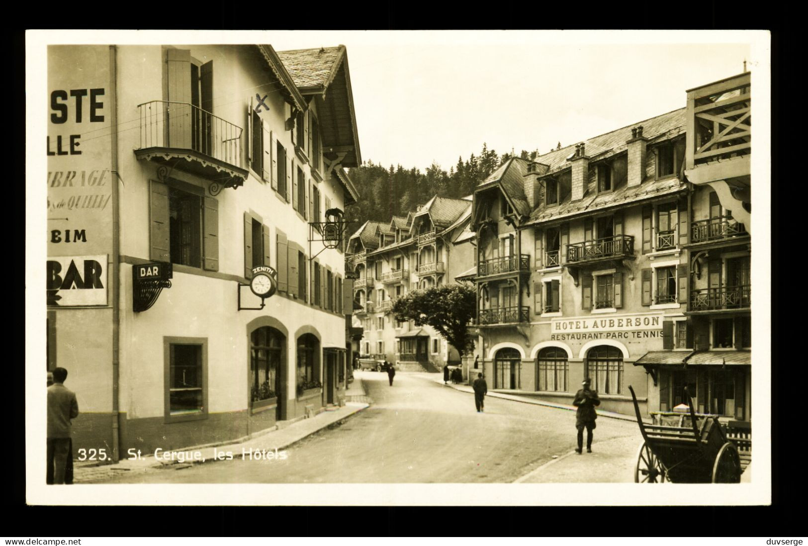 Suisse VD Vaud Saint Cergue Les Hotels ( Format 9cm X 14cm ) - Saint-Cergue