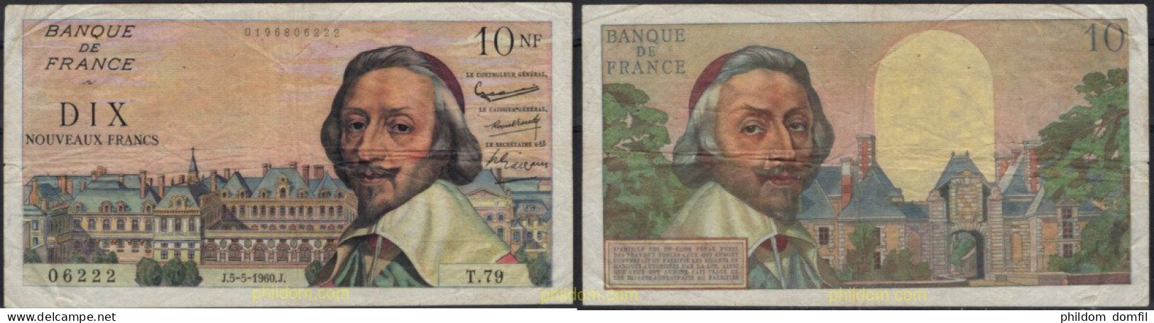 8514 FRANCIA 1960 FRANCE 10 FRANCS 1960 - Sonstige & Ohne Zuordnung