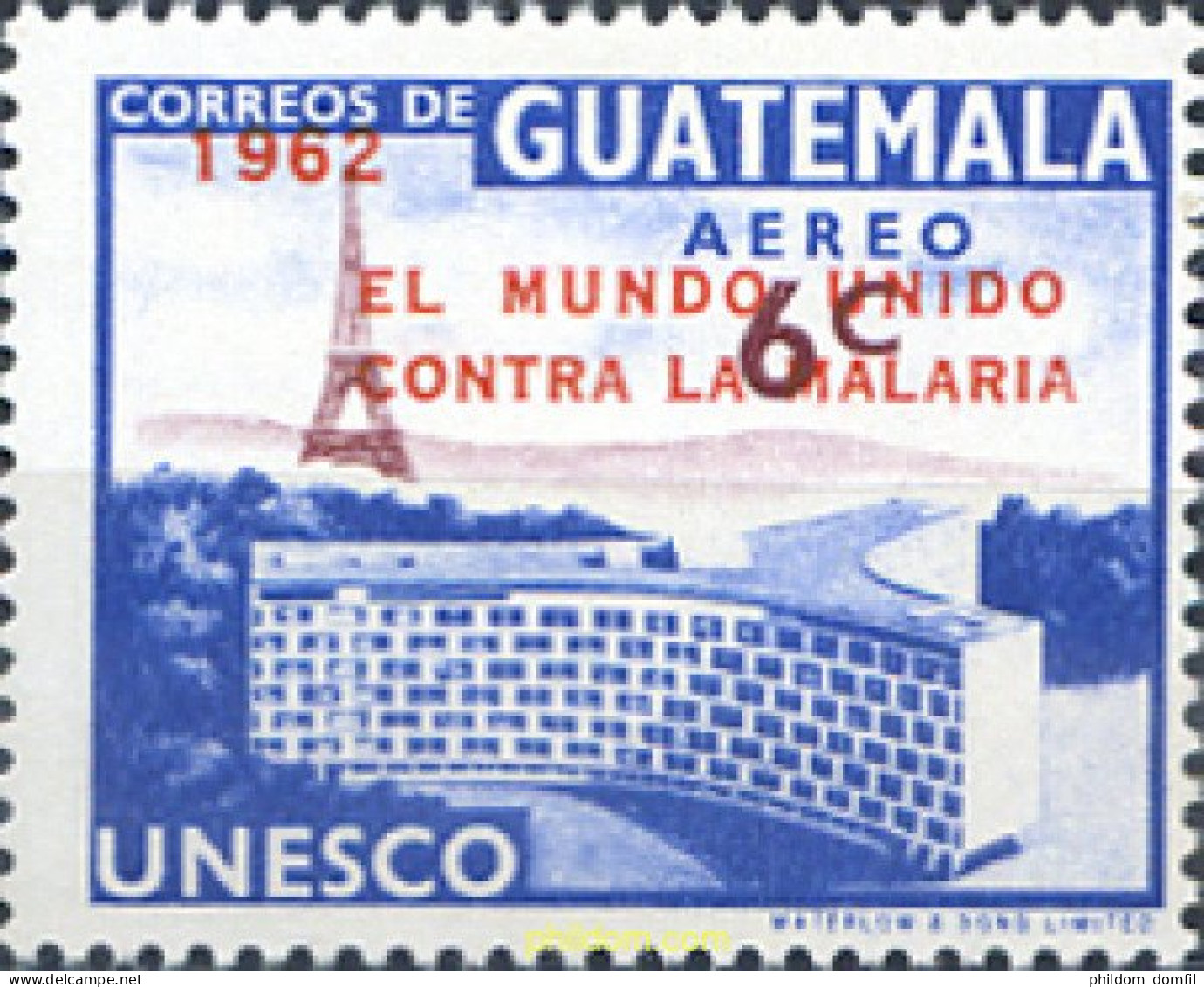 321191 MNH GUATEMALA 1962 EL MUNDO UNIDO CONTRA LA MALARIA - Guatemala