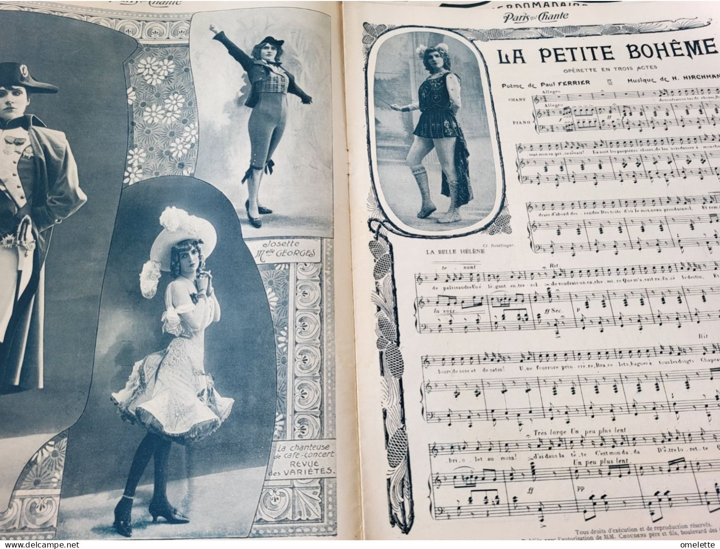 PARIS QUI CHANTE 05 / EVE LAVALLIERE TOULON THUILLEIRES - 1900 - 1949