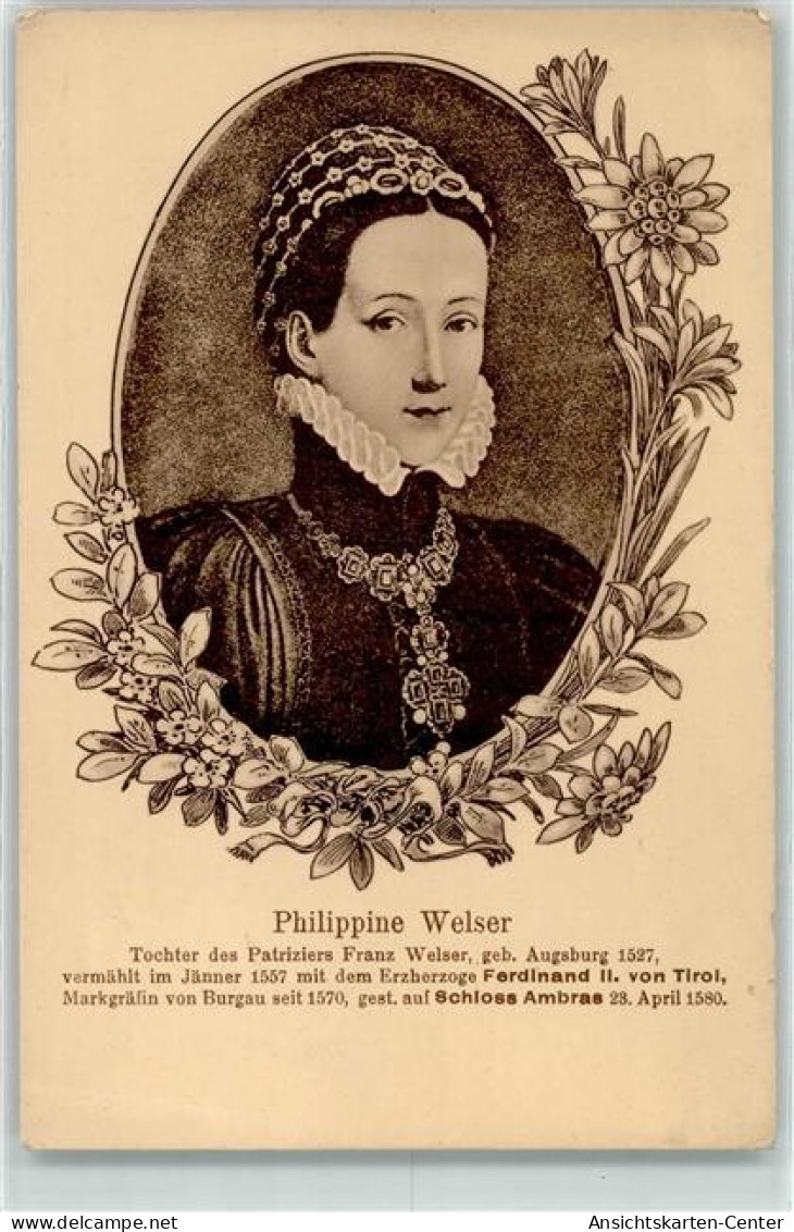 39285106 - Herzogin Philippine Welser - Familles Royales