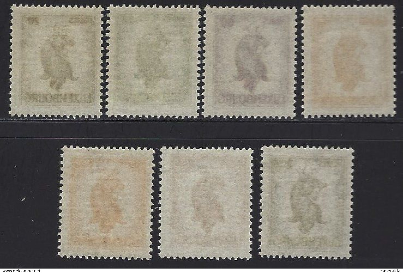Luxembourg Yv 360/6, Lion Héraldique **/mnh - Unused Stamps