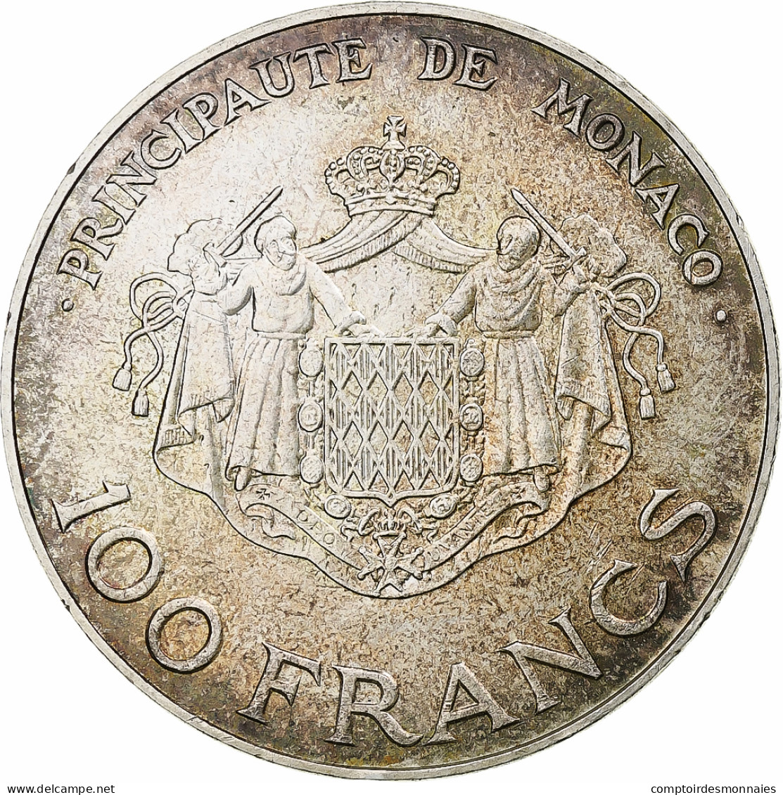 Monaco, Rainier III, 100 Francs, Rainier III Et Albert, 1982, Monnaie De Paris - 1960-2001 Nouveaux Francs