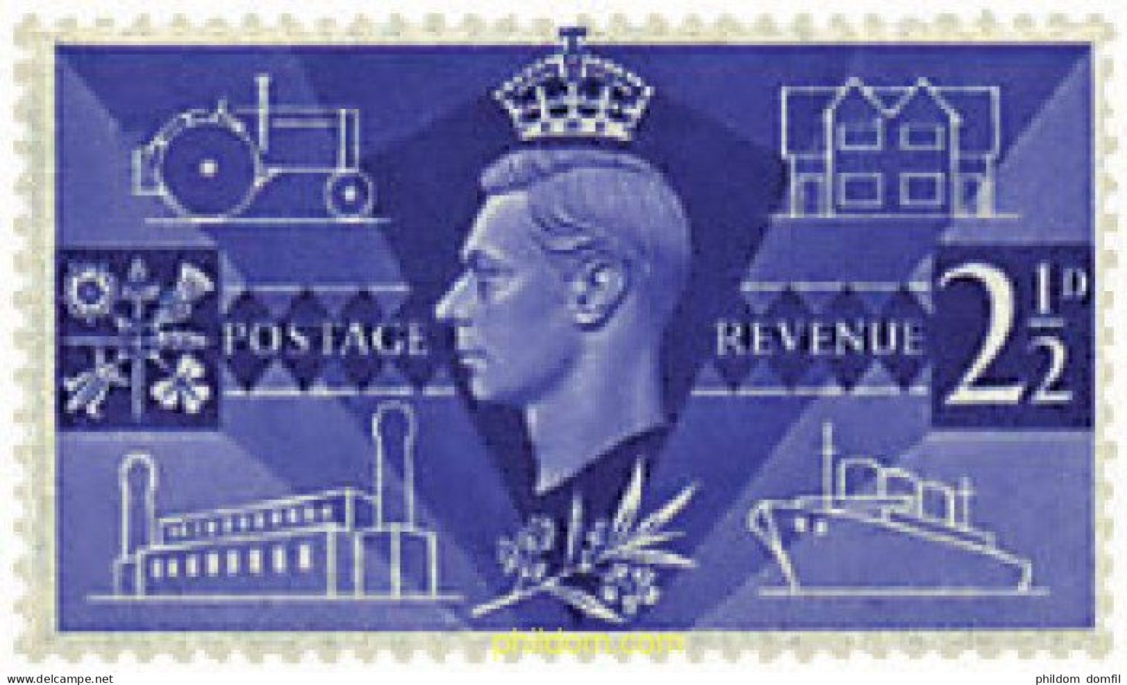 616945 MNH GRAN BRETAÑA 1946 ANIVERSARIO DE LA VICTORIA - Altri & Non Classificati