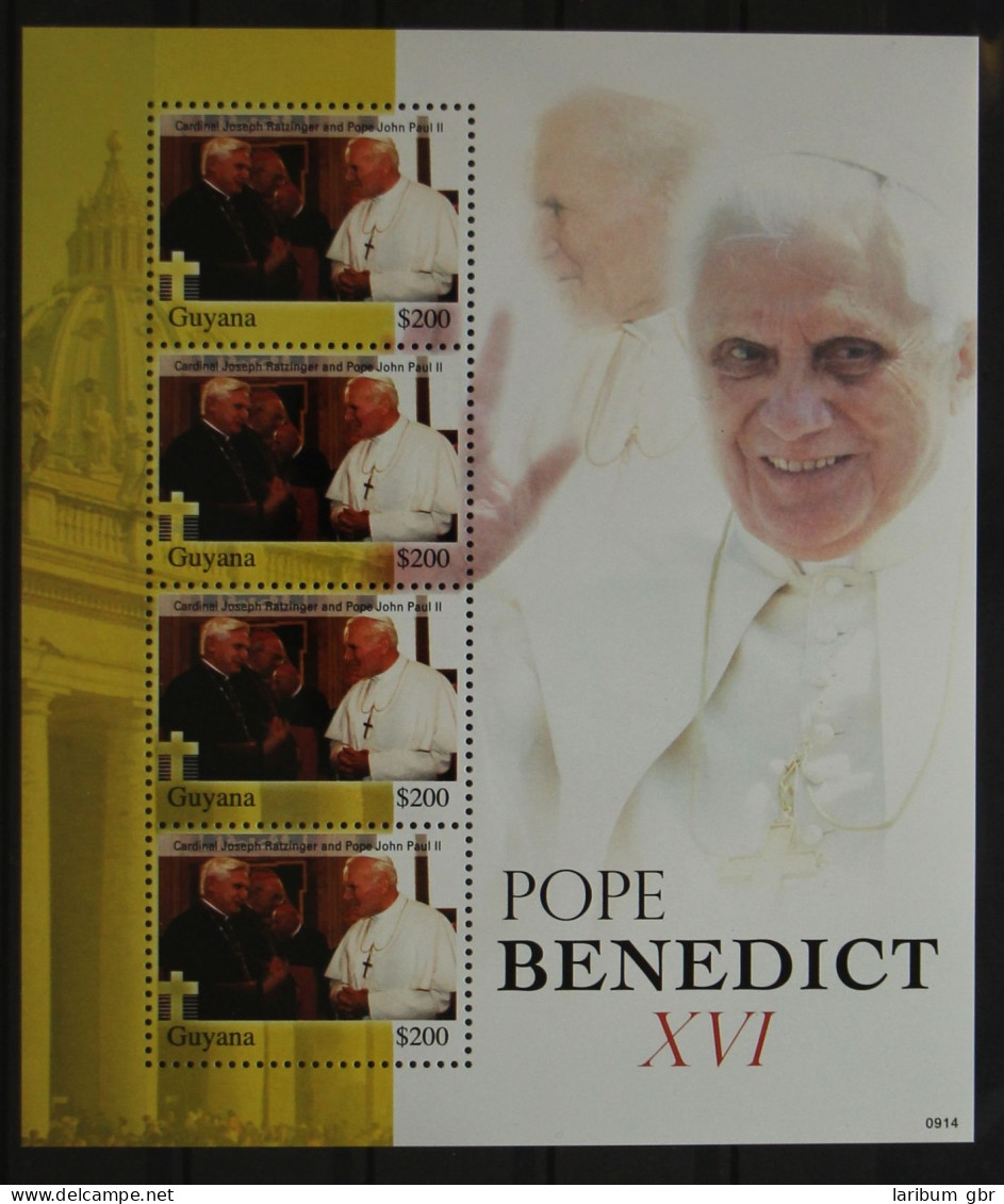 Guyana 8043 Postfrisch Als Kleinbogen, Papst #GH017 - Guyana (1966-...)