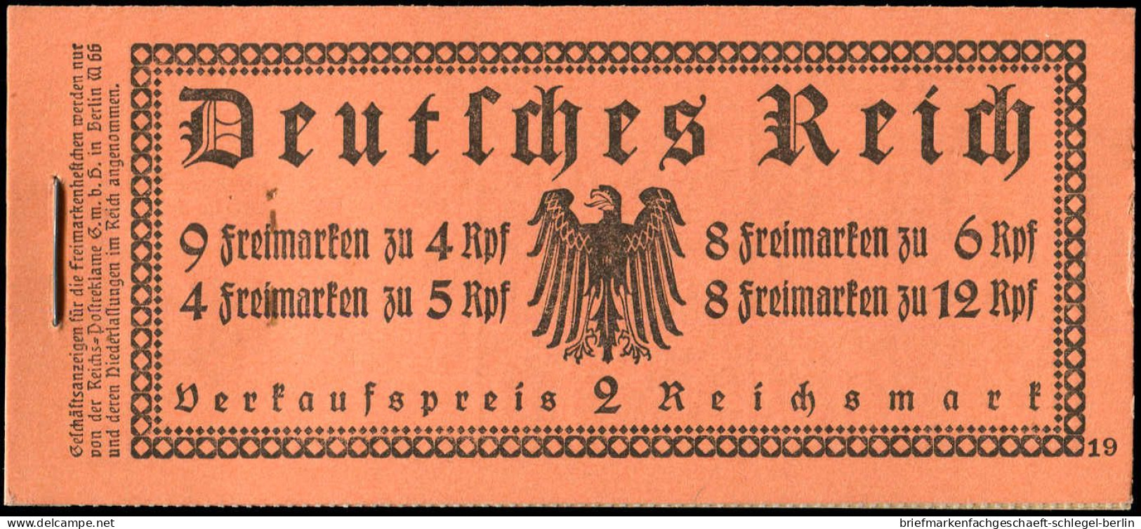 Deutsches Reich, 1932, MH 26.2, Ungebraucht - Carnets